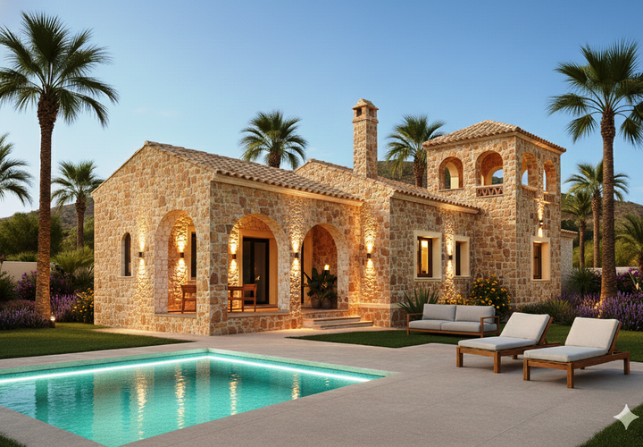 Landejendom i Agost, Alicante, Agost - € 297.000 | Ref: STONEVILLA01 - foto 1